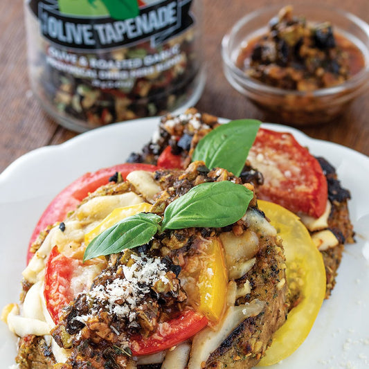 Mediterranean Eggplant and Tomato Stack