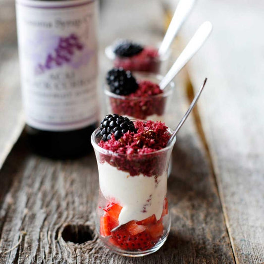 Spiced Italian Berry Custard