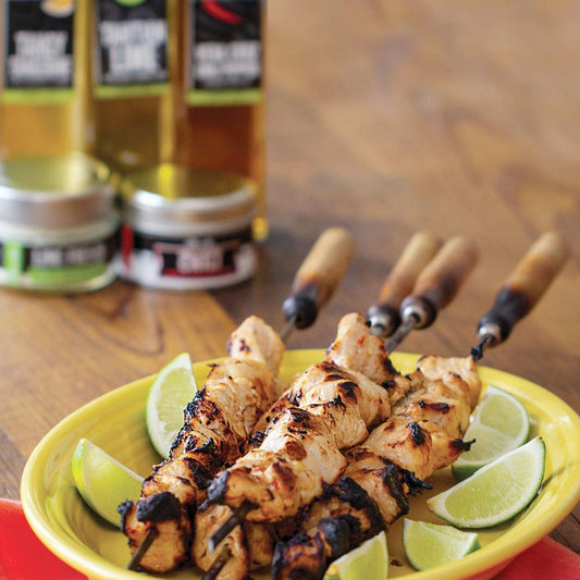 Citrus Chili Chicken Skewers