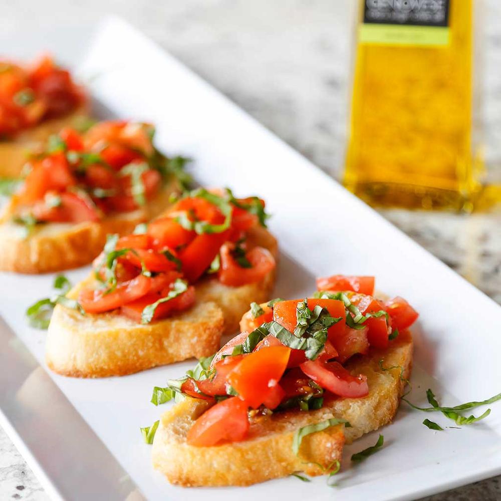 Tomato and Basil Bruschetta