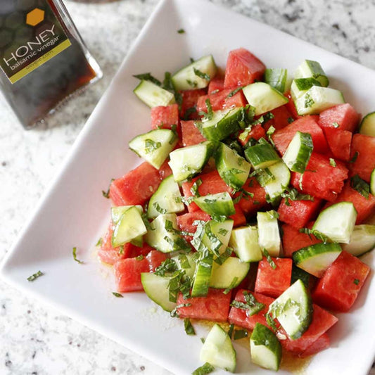 Watermelon and Cucumber Salad