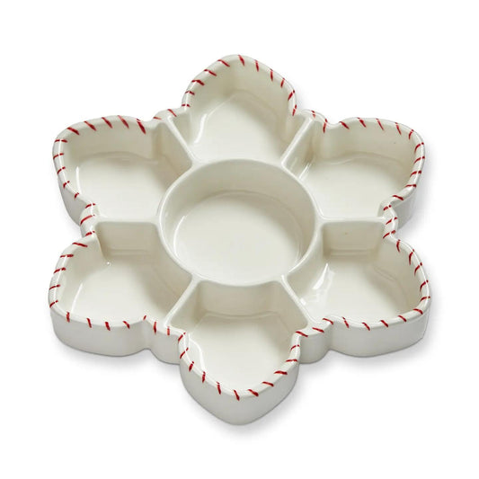 Snowflake 7-Part Serving Bowl