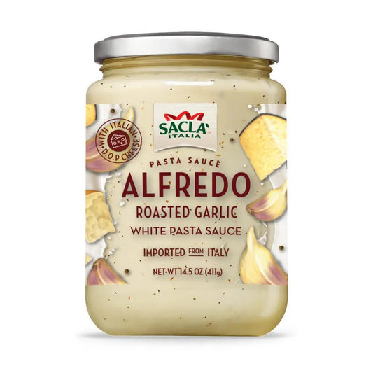 Roasted Garlic Alfredo White Pasta Sauce