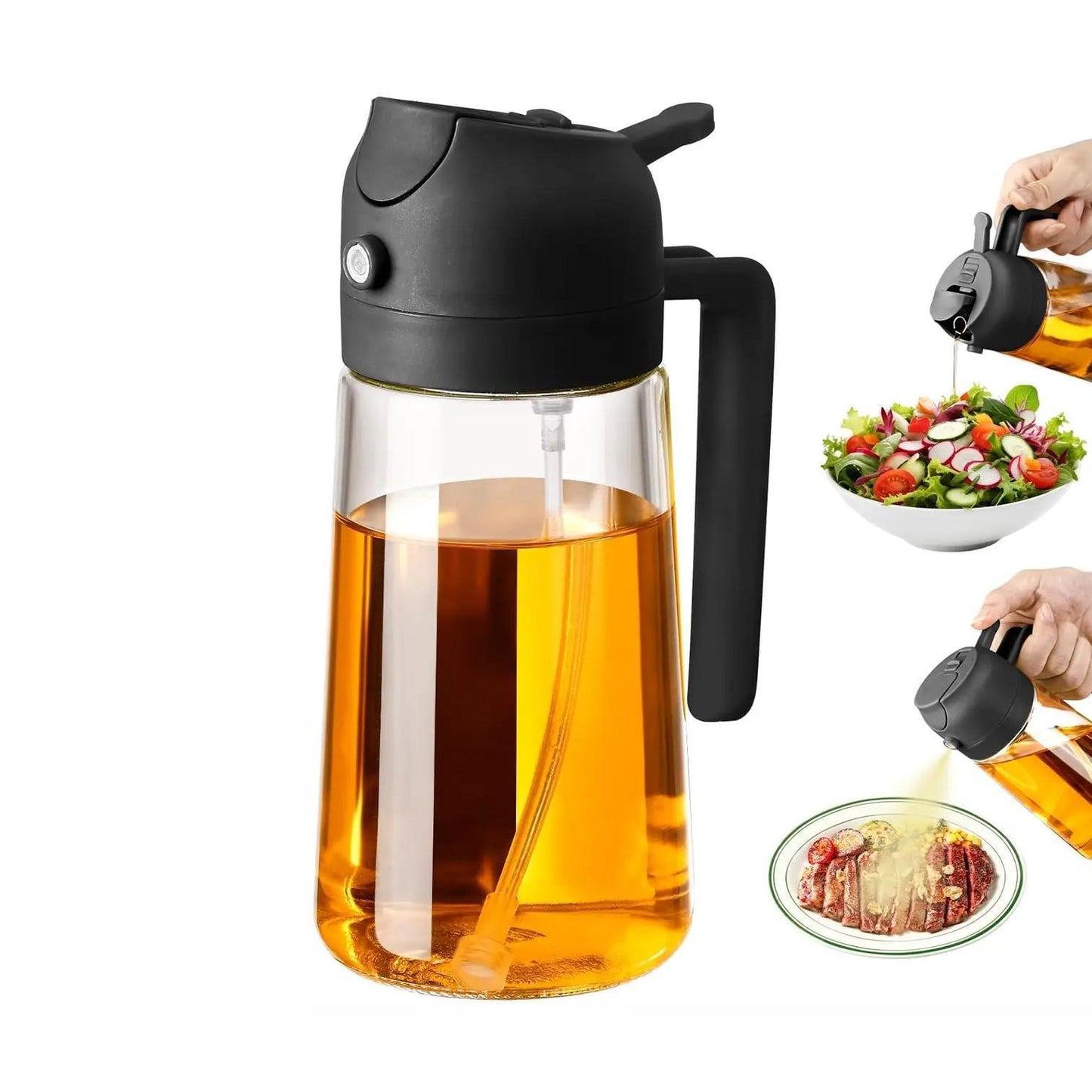 2-in-1 Oil Sprayer & Oil Dispenser