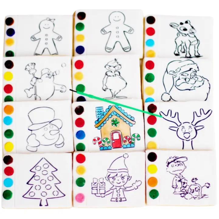 Christmas Paint Your Own Cookies