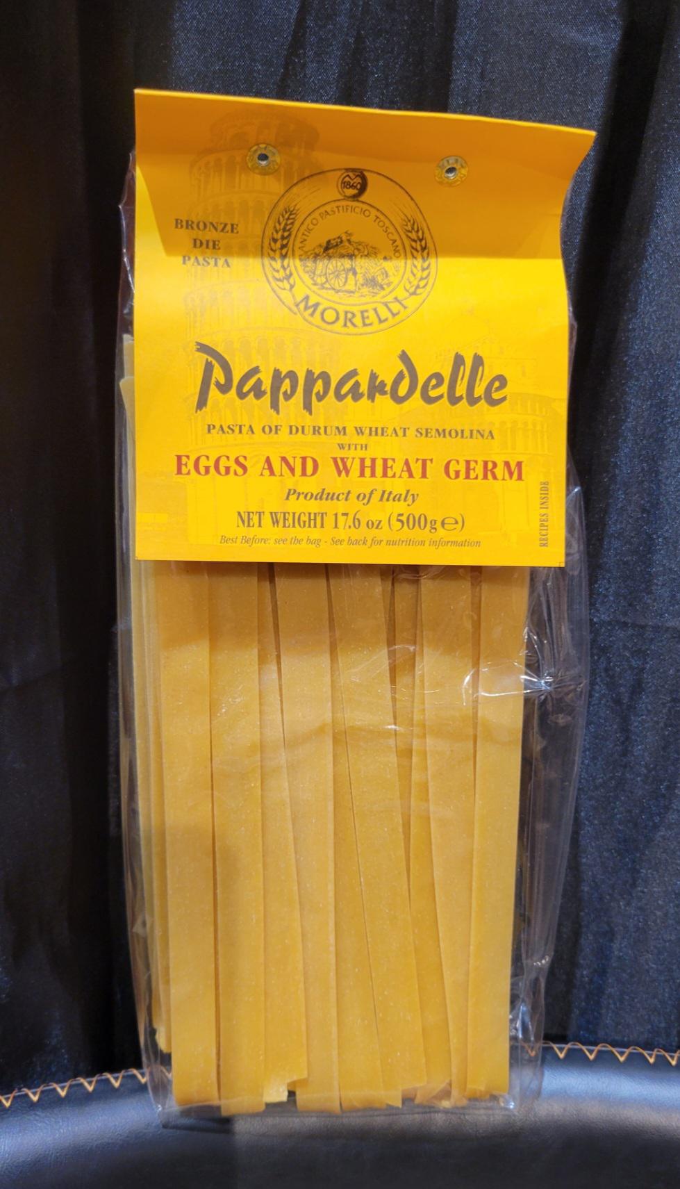 Pappardelle with Egg and Wheat Germ by Morelli