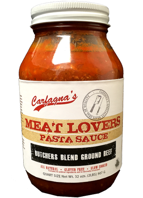 Carfagnas Butchers Bleand Ground Beef Sauce