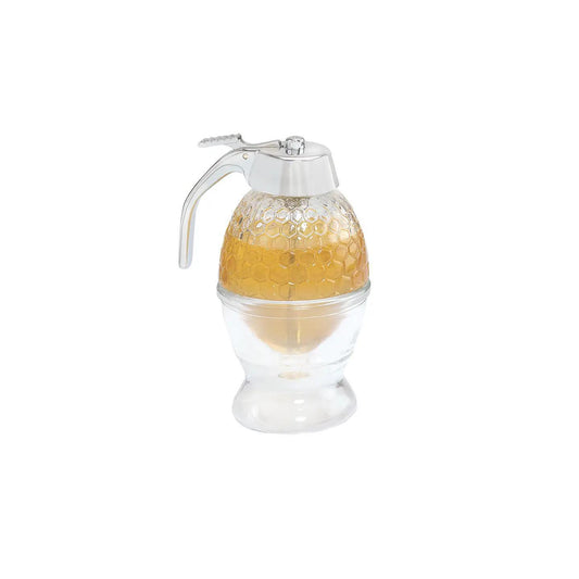 Glass Honey Syrup Dispenser