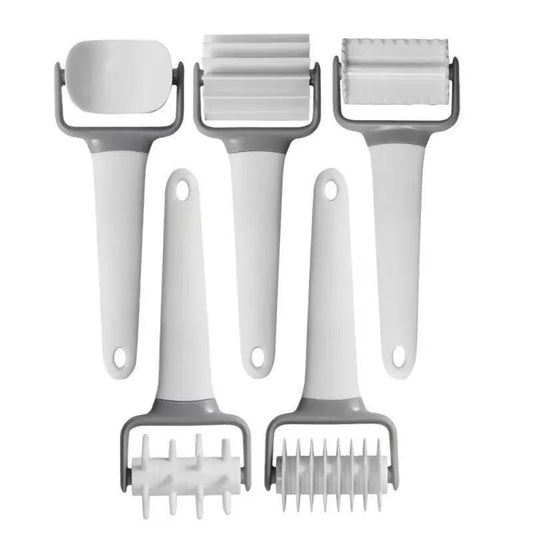 Pastry and Pasta Wheels, Set of 5 Dough Cutter Tools