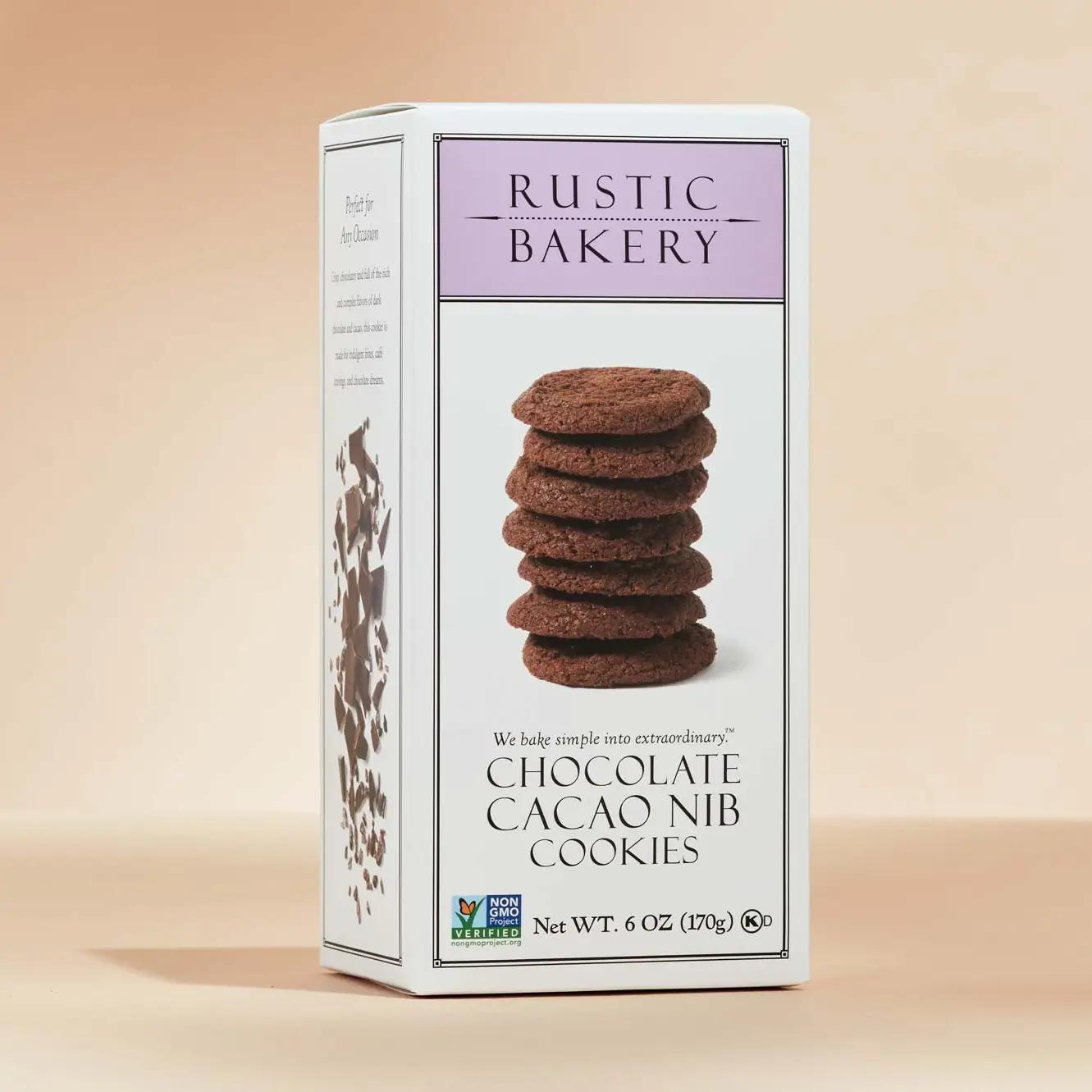 Chocolate Cacao Nib Cookies