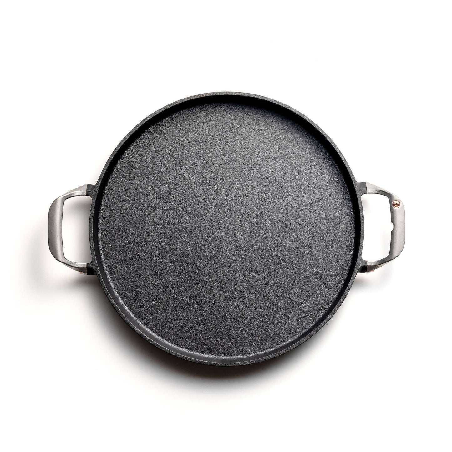 Outset Cast Iron Deep Dish Pizza and Paella Pan,14.25"x18.5"
