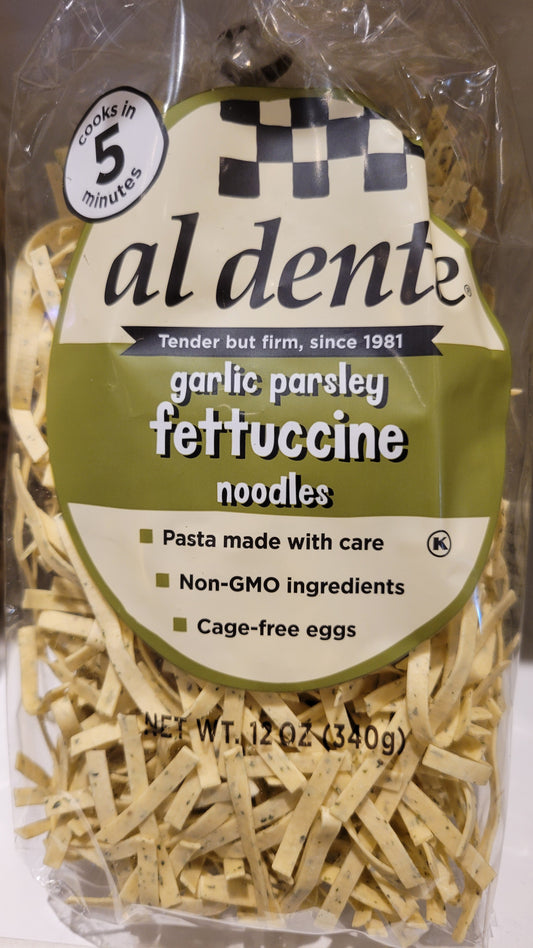 Garlic Parsley Fettucine