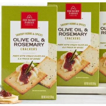 Olive Oil & Rosemary Crackers