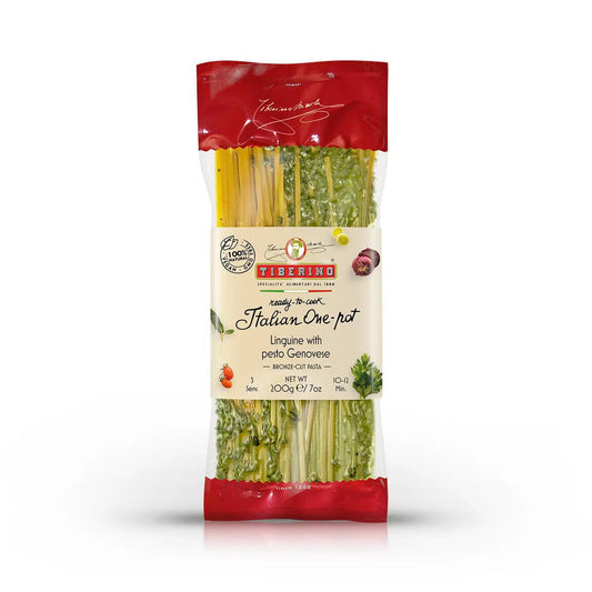 Linguine with Basil Pesto