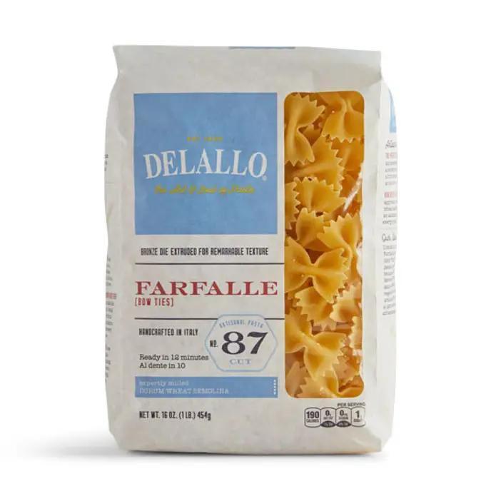 Farfalle (Bow Tie Pasta) By Delallo