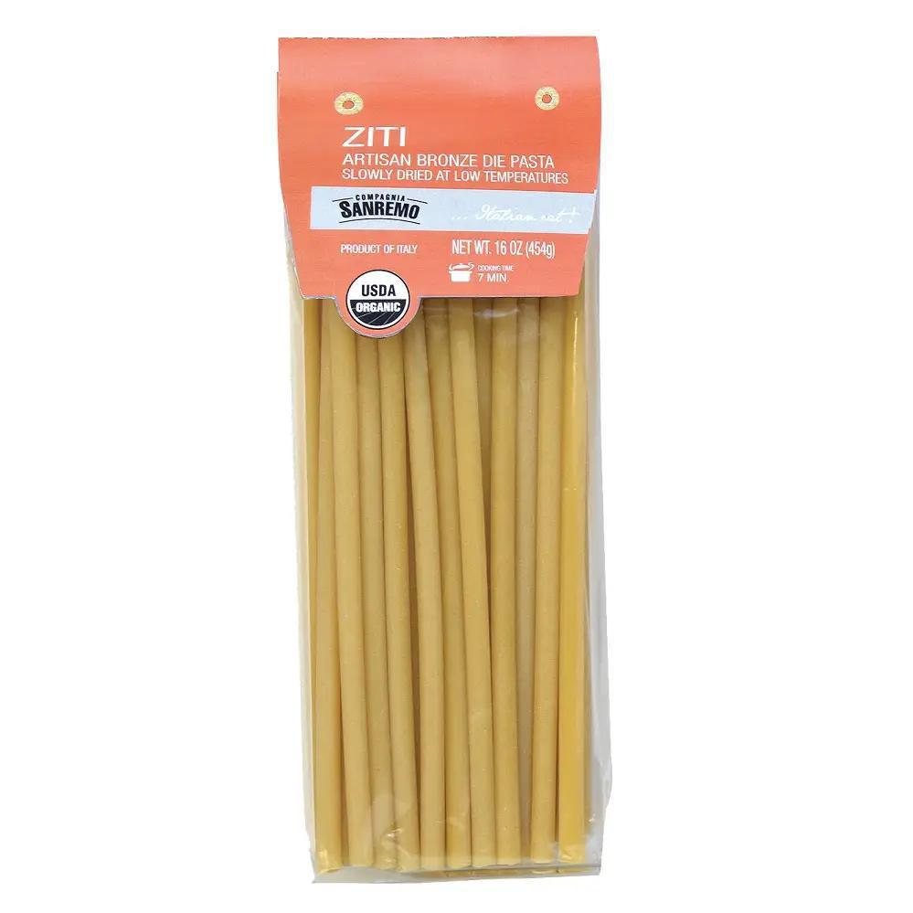 Sanremo Organic Artisan Ziti Pasta