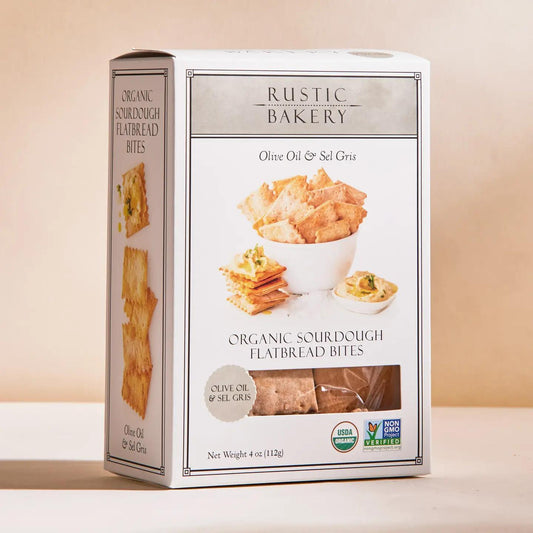 Sourdough Flatbread Bites -  Olive Oil & Sel Gris Box