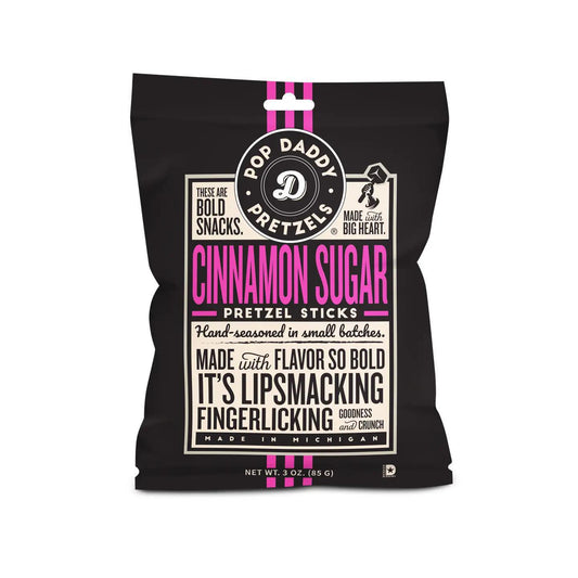 Cinnamon Sugar Seasoned Pretzels 3.0oz