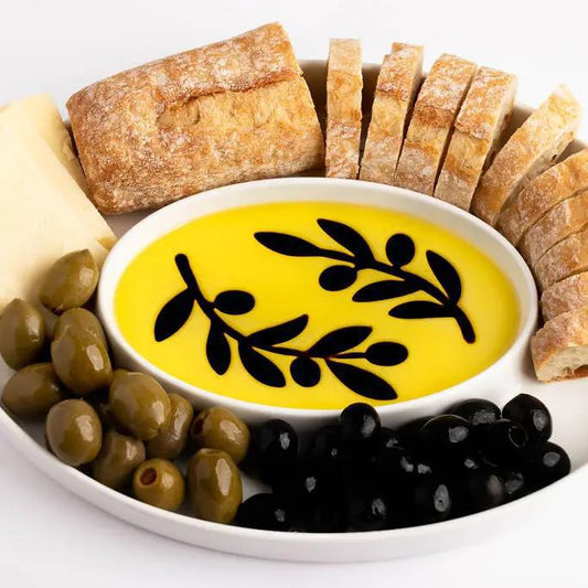 Olive Oil and Balsamic Vinegar Dipping Platter