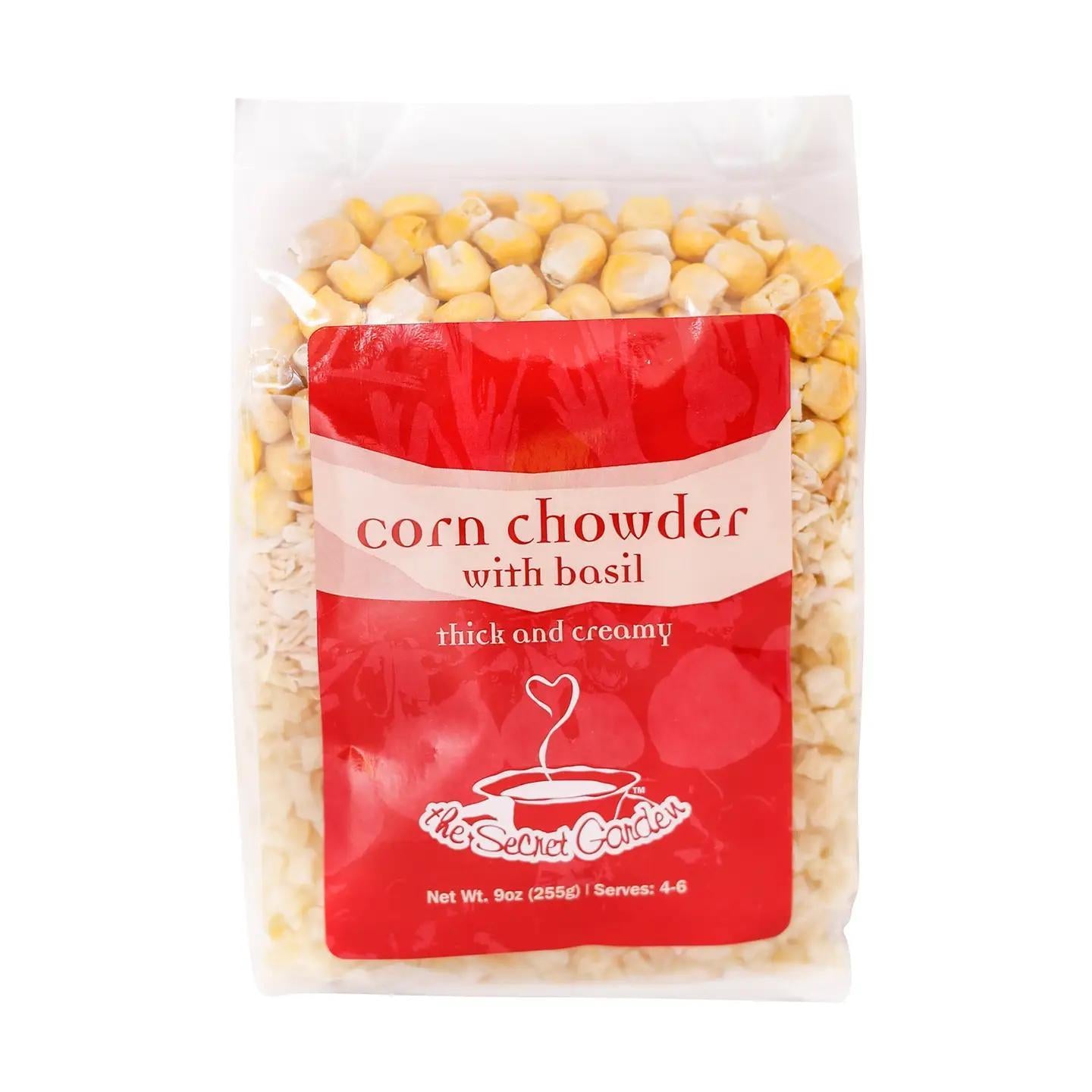 Corn Chowder with Basil