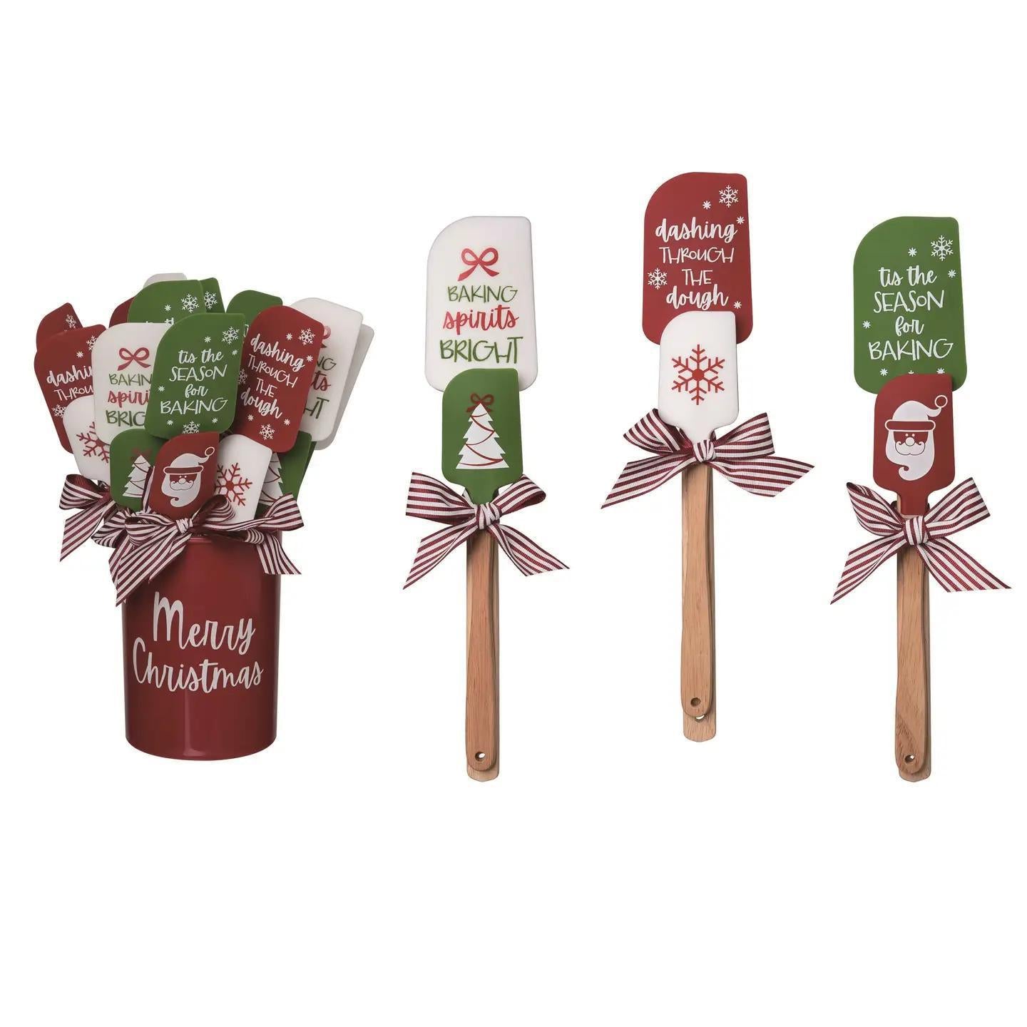 Christmas Silicone Spatula Gift Set
