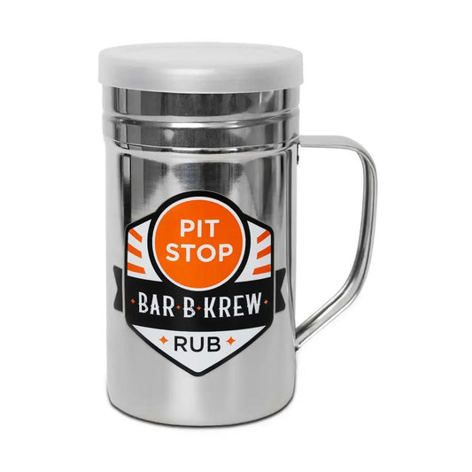 Stainless Steel Dry Rub Shaker with Lid