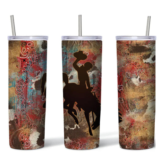 Western Wyoming Steamboat 20oz Skinny Tumbler