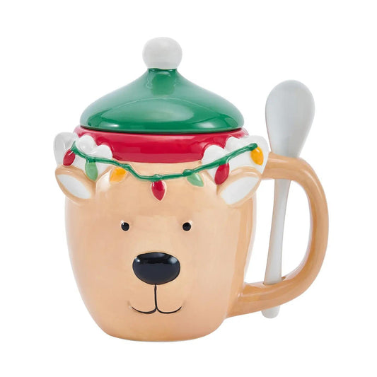 Reindeer Mug With Spoon