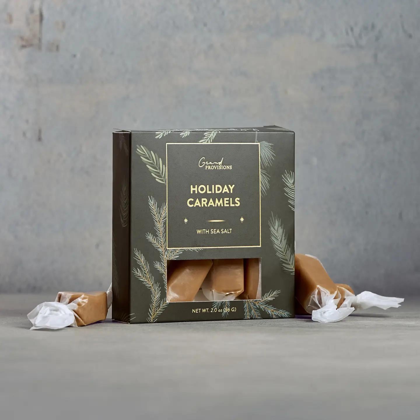 Holiday Caramels with Sea Salt
