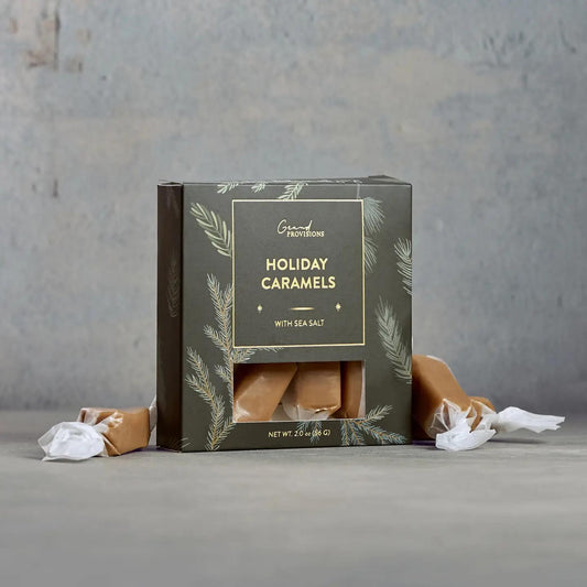 Holiday Caramels with Sea Salt