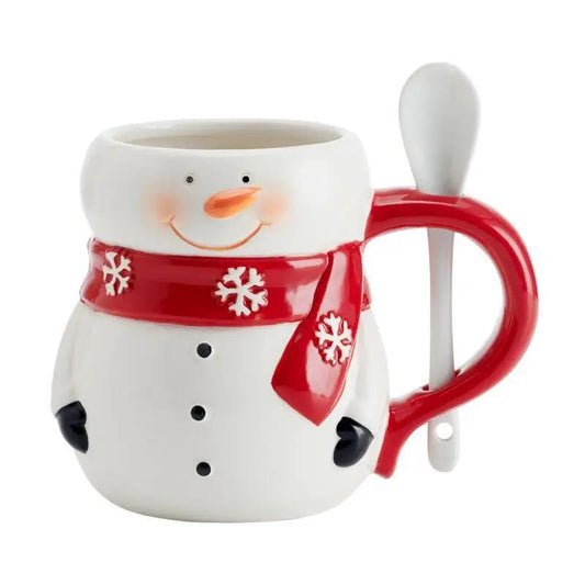 Snowman Mug & Spoon