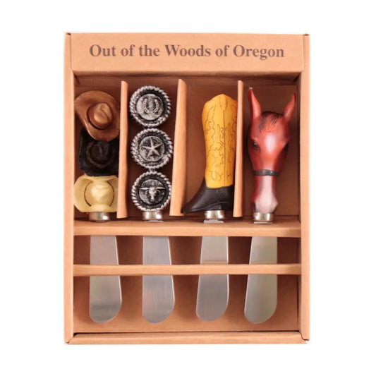 Set of 4 Cheese and Butter Spreaders