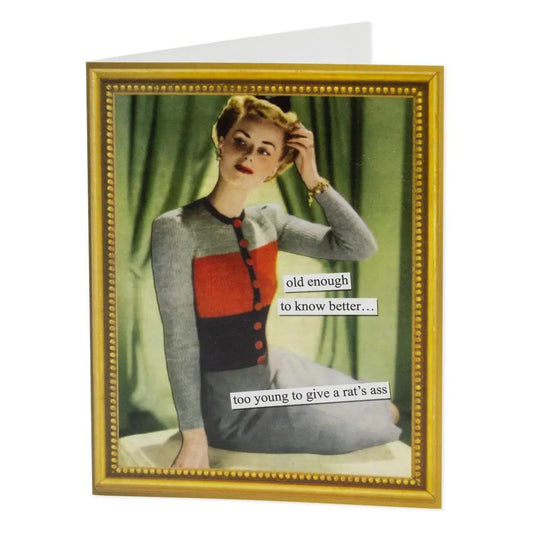 Birthday Card Rat's Ass Anne Taintor