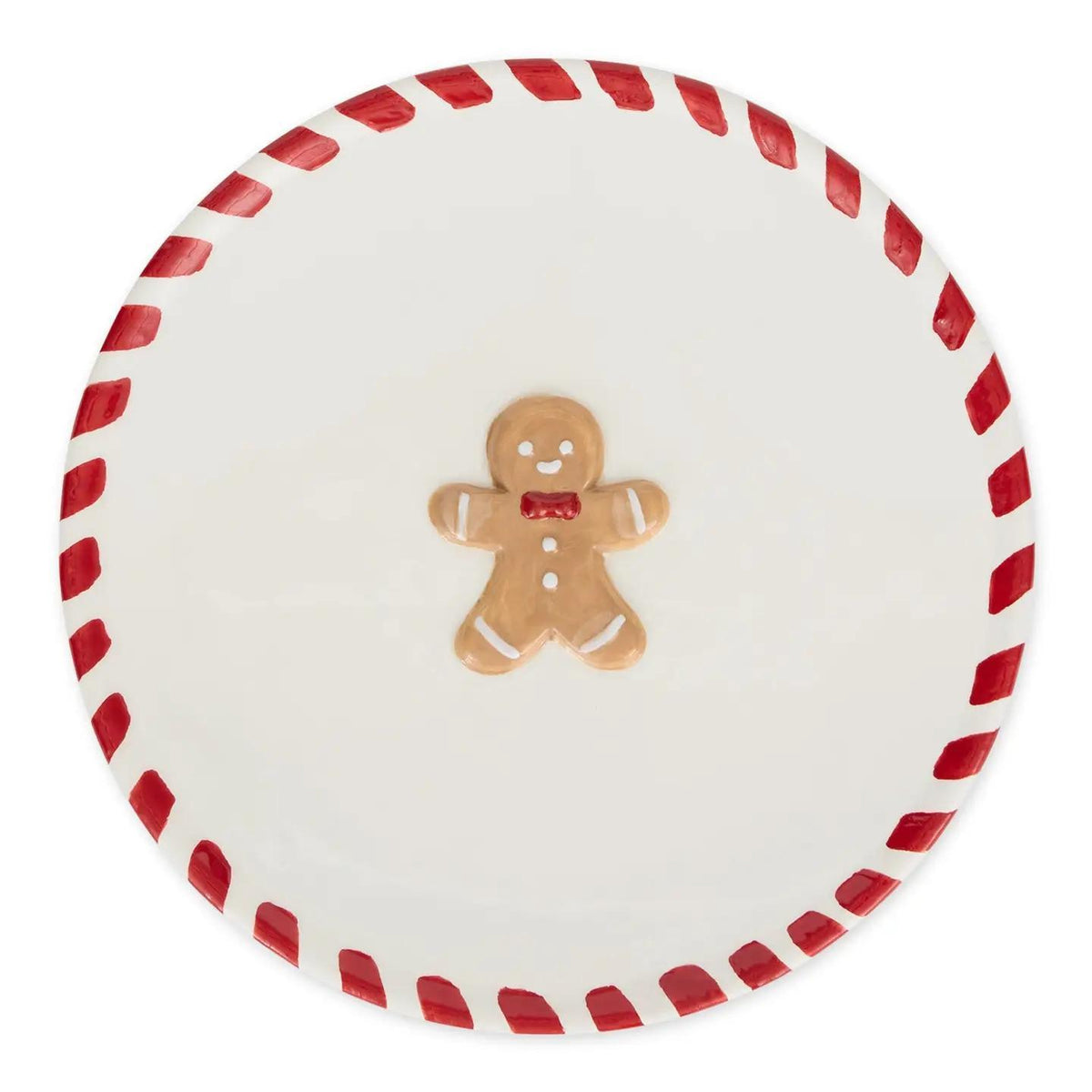 Gingerbread Man Dessert Plate