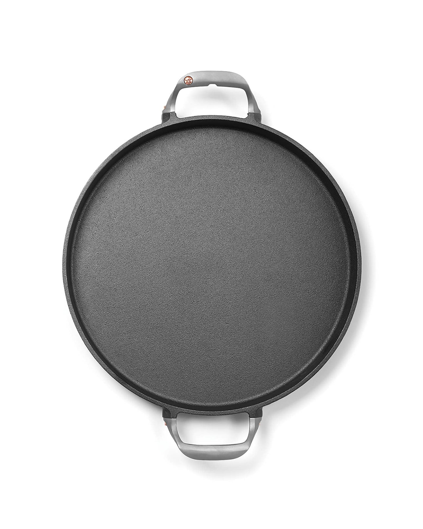 Outset Cast Iron Deep Dish Pizza and Paella Pan,14.25"x18.5"