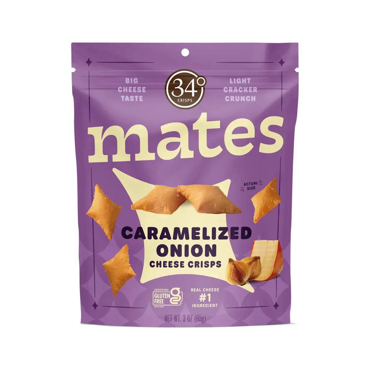 GF Caramelized Onion Mates Cheese Crisps