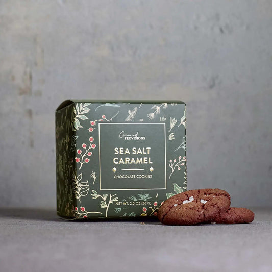 Sea Salt Caramel Cocoa Cookies