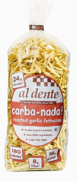 Carba-Nada Roasted Garlic Fettuccine