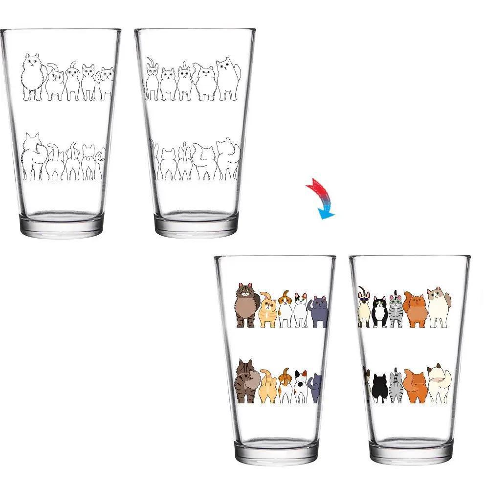 Color Changing Pint Glass