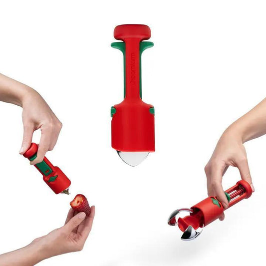 Hullapit® - 3-in-1 Strawberry Huller & Pitter default