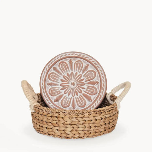 Handmade Bread Warmer & Wicker Basket