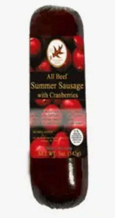 5oz Cranberry Summer Sausage