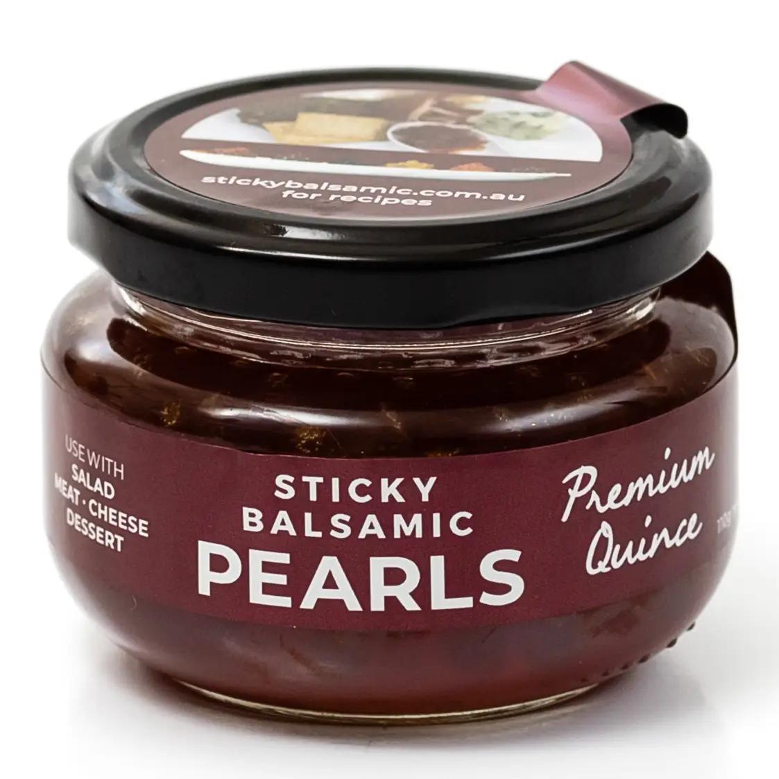 Sticky Balsamic Pearls