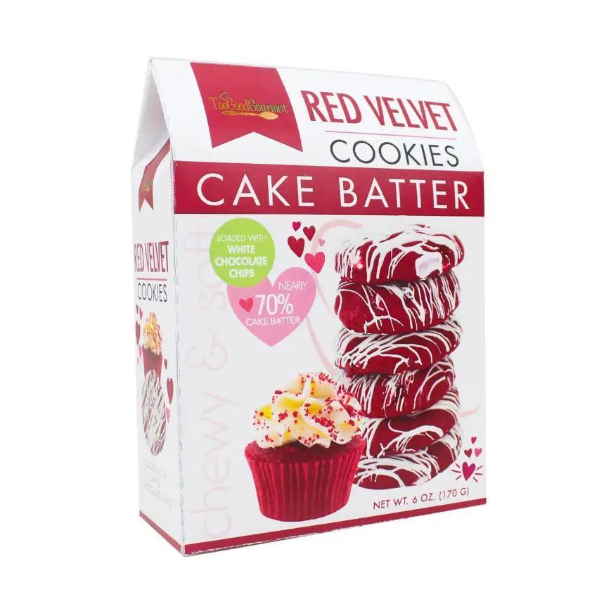 Red Velvet Soft Baked Cookies