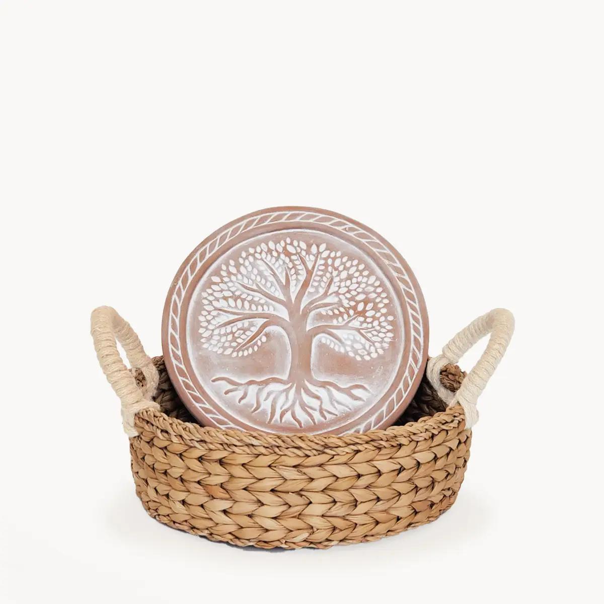 Handmade Bread Warmer & Wicker Basket