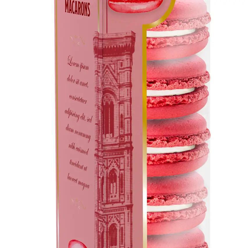 Strawberry Macarons
