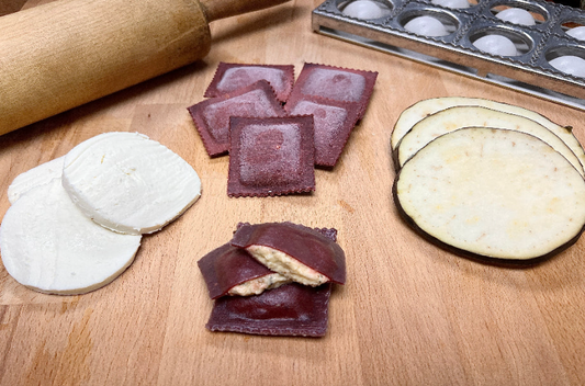Eggplant Parmesan Ravioli (Frozen)