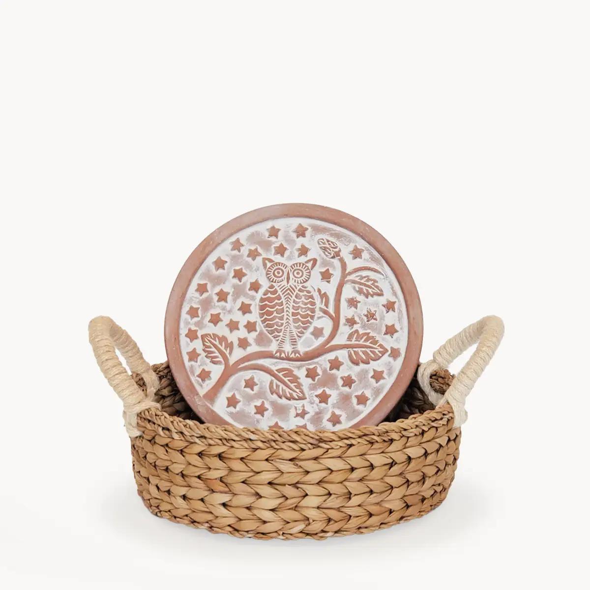 Handmade Bread Warmer & Wicker Basket