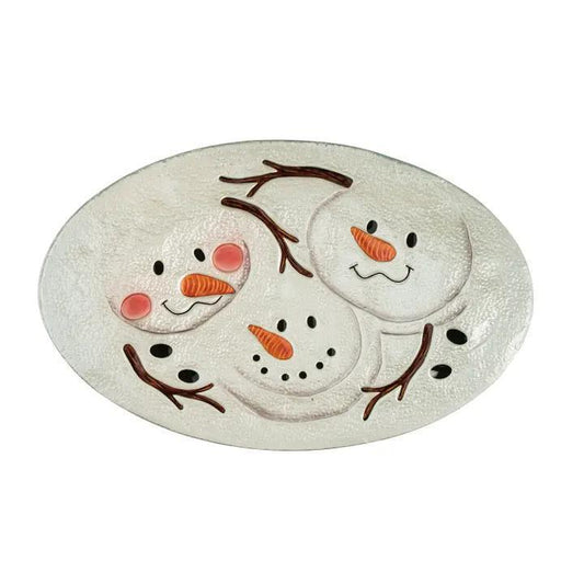 Snowman Platter