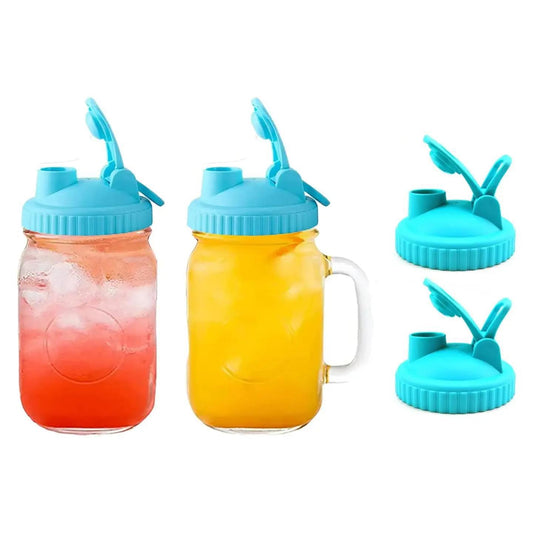 Canning Lids with Flip-Top Seals For Mason Jars
